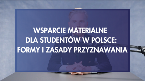 Material support for students in Poland: forms and principles of granting